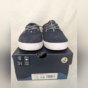 NIB Sperry Spinnaker Washable Navy Shoes Unisex Big Kid Size 6